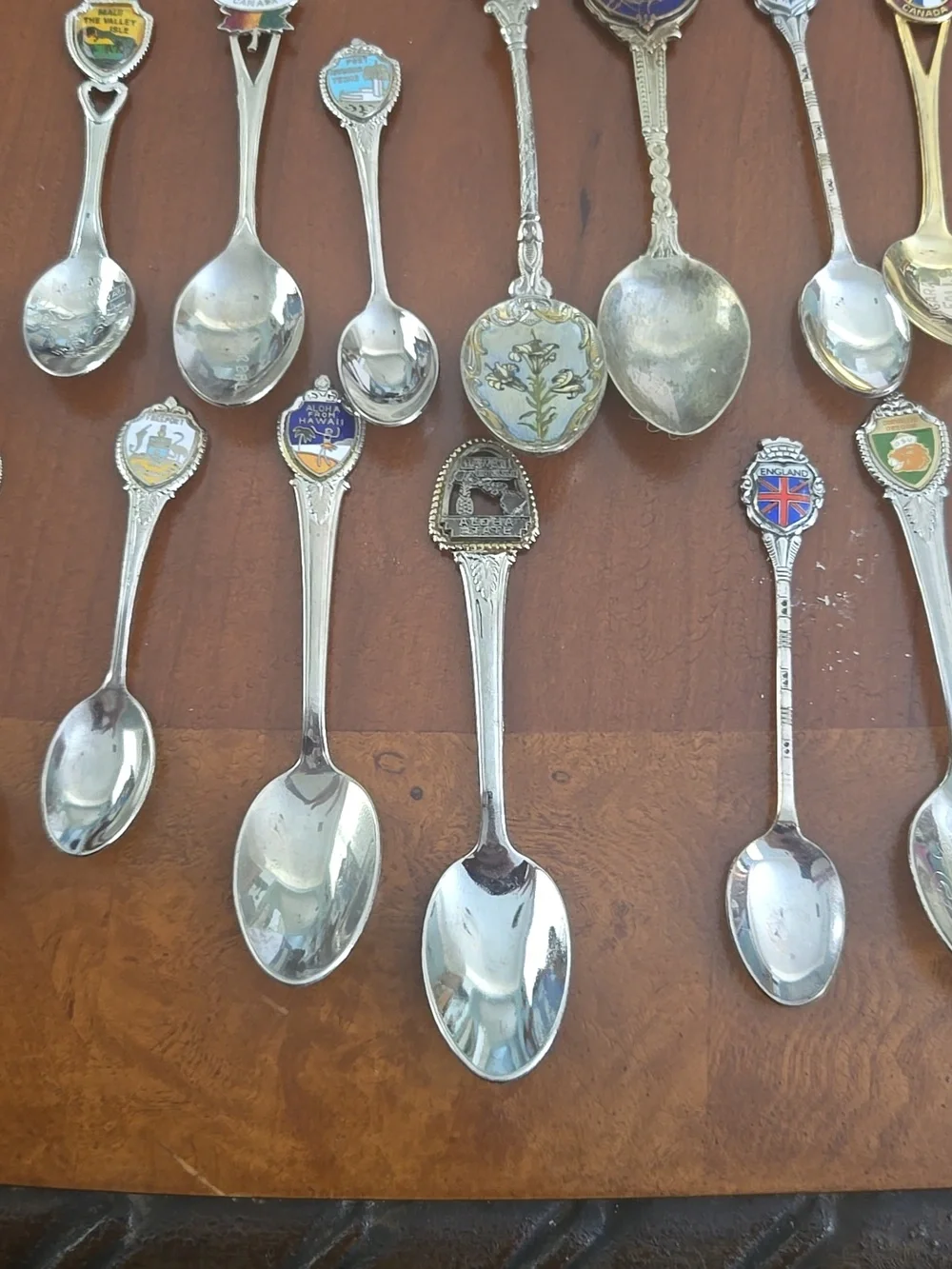 Vintage Collection Of Spoons 39 Spoons